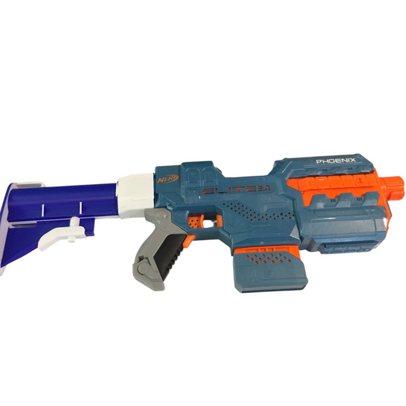 NERF N-Strike Elite 2.0 Phoenix Cs-6 Motorized BlasterWith Custom SSWI Stock - Picture 1 of 9